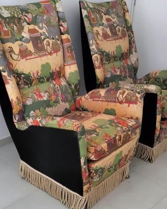 Coppia di poltrone design Gio Ponti- ISA 1955