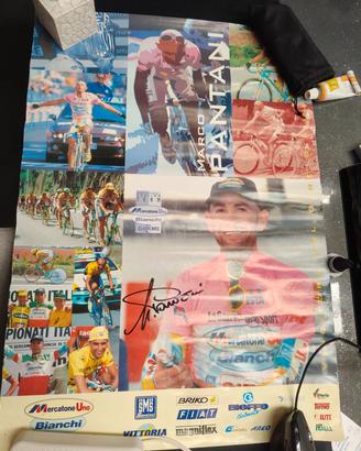 Marco Pantani 1998–Poster AUTOGRAFATO