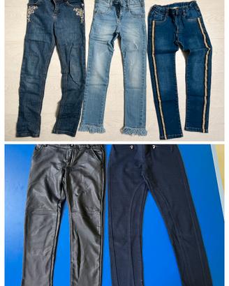 Jeans\pantaloni BRUMS\MAYORAL e UBS2 anni 8\9