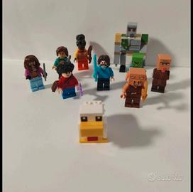 Minecraft Film Lotto 10 Personaggi Minifigure