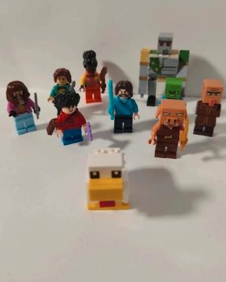 Minecraft Film Lotto 10 Personaggi Minifigure