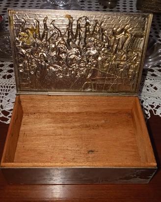 SCATOLINA IN LEGNO E METALLO