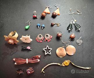 Lotto bigiotteria vintage mista 26pz