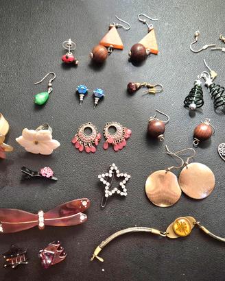 Lotto bigiotteria vintage mista 26pz