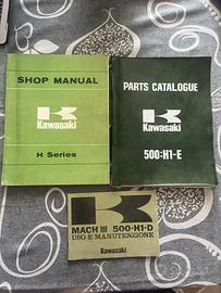 Libretto uso manutenzione Kawasaki 500 Mach 3