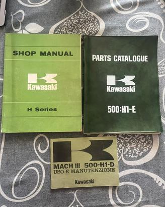 Libretto uso manutenzione Kawasaki 500 Mach 3