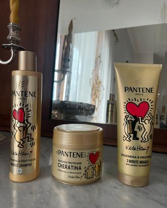 3 pezzi Pantene LE Keith Haring : sh+bals 3mm+mask