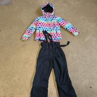 Giacca sci ragazza + bambina  + pantalone sci