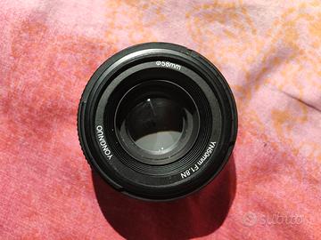 Obiettivo yongnuo 50mm f1.8 per nikon