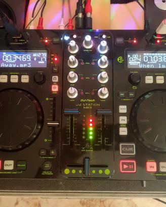 DJ TECH CONSOLLE DJ ALL IN ONE CHIAVETTE USB MP3