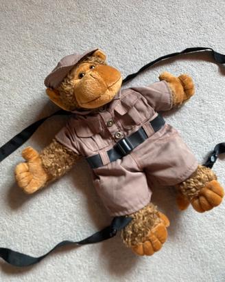 Zaino peluche scimmietta