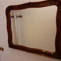SPECCHIO LIBERTY CORNICE LEGNO MASSICCIO