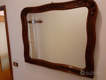 SPECCHIO LIBERTY CORNICE LEGNO MASSICCIO