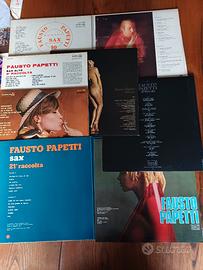 8 vinili Fausto Papetti Sax