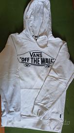 felpa bianca vans