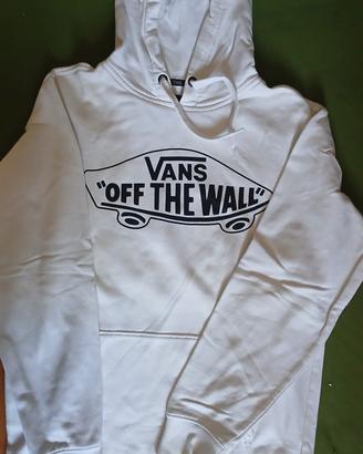 felpa bianca vans