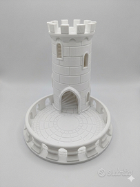 Torre dei dadi Fantasy Castello Medievale D&D