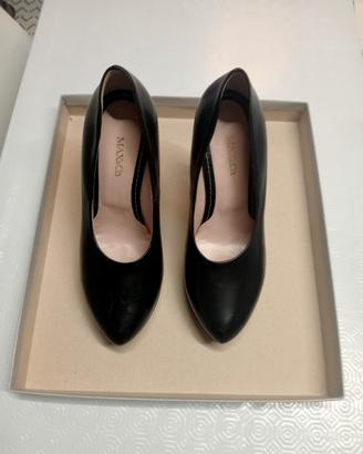 Decolleté neri con zeppa Max & Co n. 37