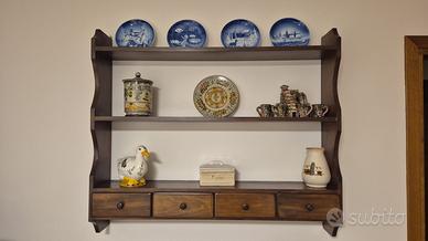 Piattaia artigianale in legno massello