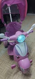Triciclo Vespa 2 in 1 per bambina