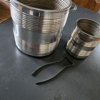 Secchielli ghiaccio e champagne in silver