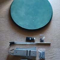 Antenna parabolica 120 cm e illuminatore SCR