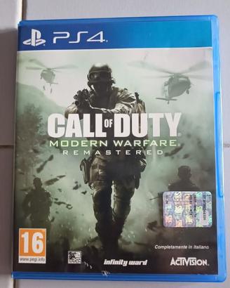 Call Of Duty Modern Warfare Remastered Per PS4