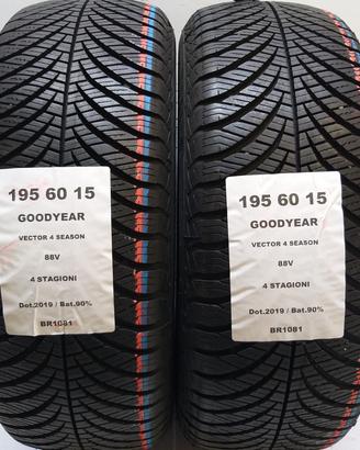 2 GOMME 195 60 15 GOODYEAR BR1081
