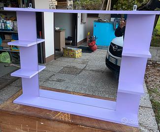Specchiera bagno con mensole