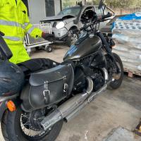 honda 750 incidentata