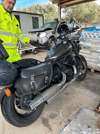 honda 750 incidentata