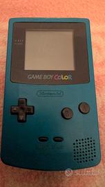Game Boy Color Teal ( Verde Acqua) + Gioco Tetris 