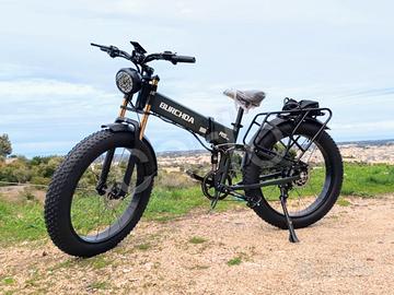Bici elettrica 26" fat bike pieghevole