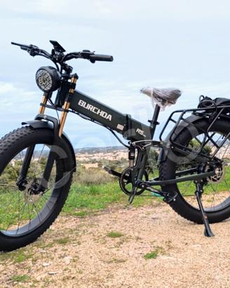 Bici elettrica 26" fat bike pieghevole