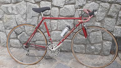 Bicicletta da corsa vintage rossa misura 58