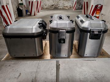 Tris Givi Dolomiti Alluminio 46L + 36L + Accessori