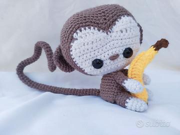 Amigurumi scimmia uncinetto