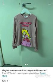 Maglietta nuova mai indossata taglia 140cm