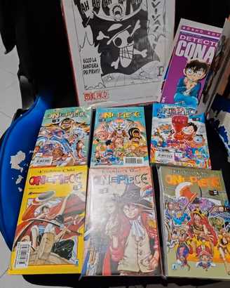lotto manga one piece con shikishi mondadori