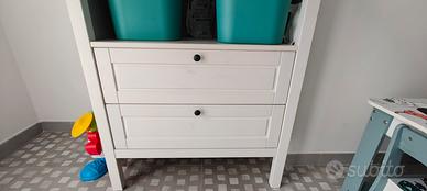 Fasciatoio/Cassettiera + Armadietto SUNDVIK IKEA