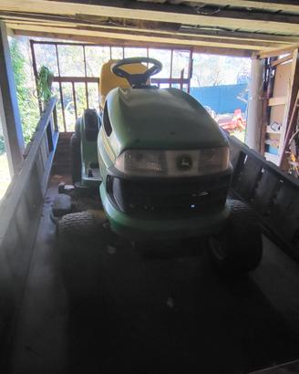 john deere x140 trattorino tagliaerba 