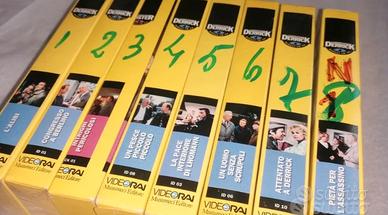 Set 8 videocassette Serie Ispettore Derrick