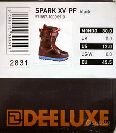scarponi snowboard/splitboard DEELUXE SPARK XV PF 