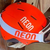 Casco e maschera sci NEON