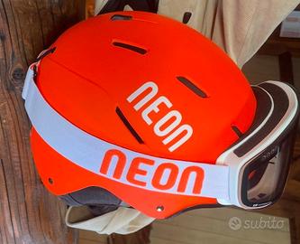 Casco e maschera sci NEON
