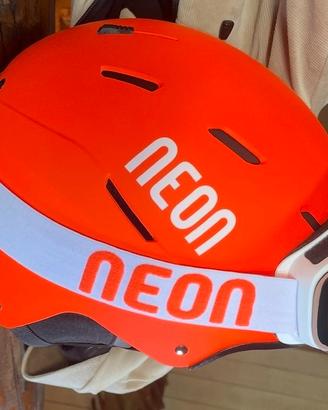 Casco e maschera sci NEON