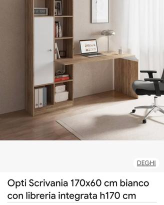 scrivania seghi solo montata