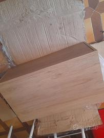 Cassettiera Sospesa mady in Italy noce chiaro