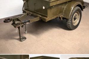 🪖 Rimorchio militare d’epoca tipo Jeep Willys MB