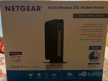 Modem Router Wi-Fi NETGEAR N300